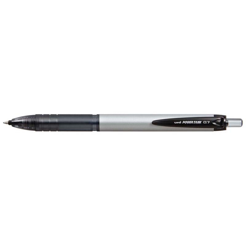 Uni Powertank 0.7mm Black Retractable Pen