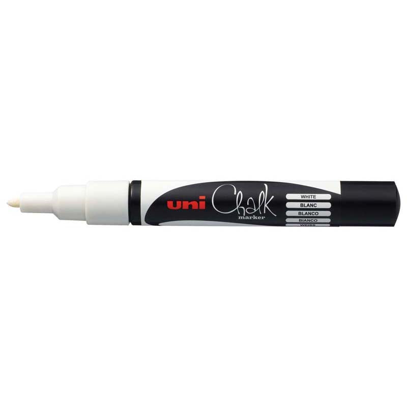 Uni Chalk Marker 0.9-1.3mm Bullet Tip