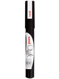 Uni Chalk Marker 0.9-1.3mm Bullet Tip#Colour_BLACK