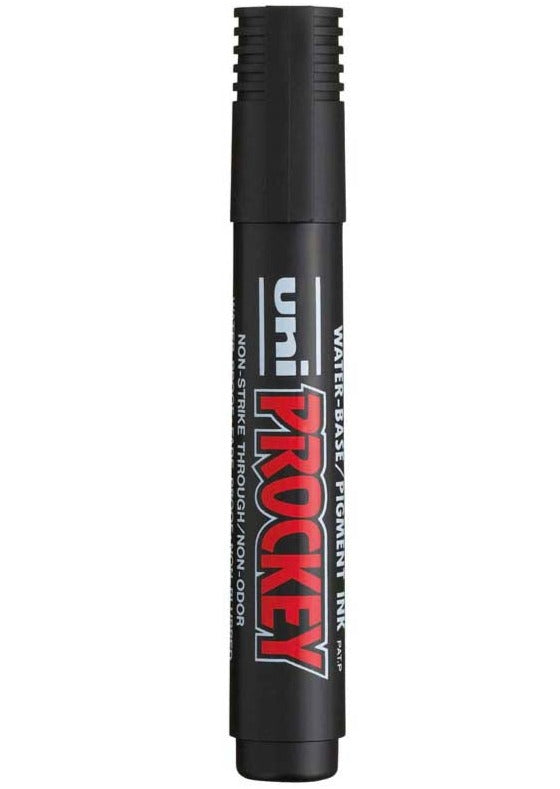 Uni Prockey Marker 5.7mm Chisel Tip#Colour_BLACK