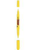 Uni Prockey Marker Dual Tip Pen 0.4/0.9mm#Colour_YELLOW