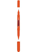 Uni Prockey Marker Dual Tip Pen 0.4/0.9mm#Colour_ORANGE