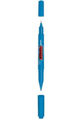 Uni Prockey Marker Dual Tip Pen 0.4/0.9mm#Colour_LIGHT BLUE