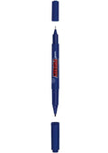 Uni Prockey Marker Dual Tip Pen 0.4/0.9mm#Colour_BLUE