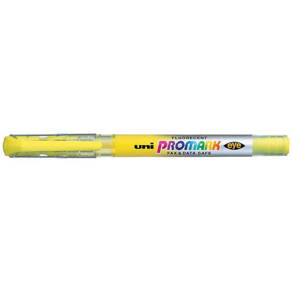 Uni Promark Highlighter 4.0mm Chisel#Colour_YELLOW