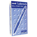 Uni Laknock 1.0mm Retractable Medium Pen#Colour_BLUE