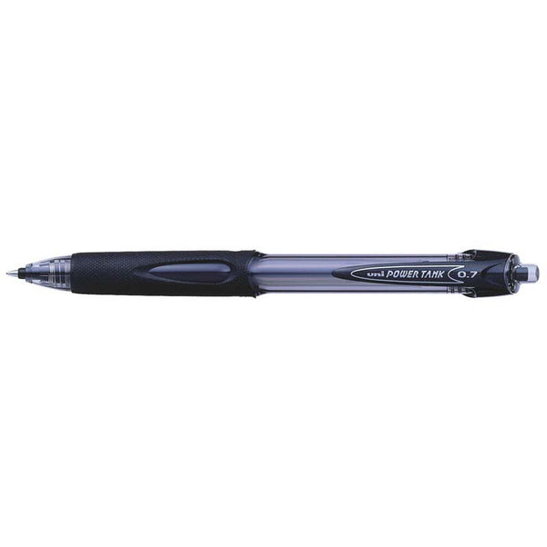 Uni Powertank 0.7mm Retractable Pen#Colour_BLACK