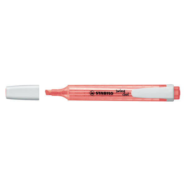 stabilo swing cool highlighter box of 10#Colour_RED