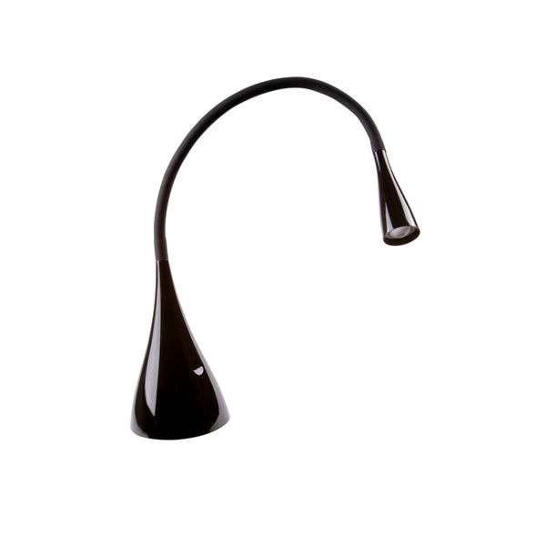 jastek led gooseneck dimmable 3.5w lamp black