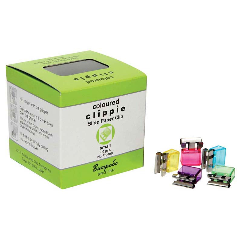 Clippie Paper Clip Slide Small Box Of 100