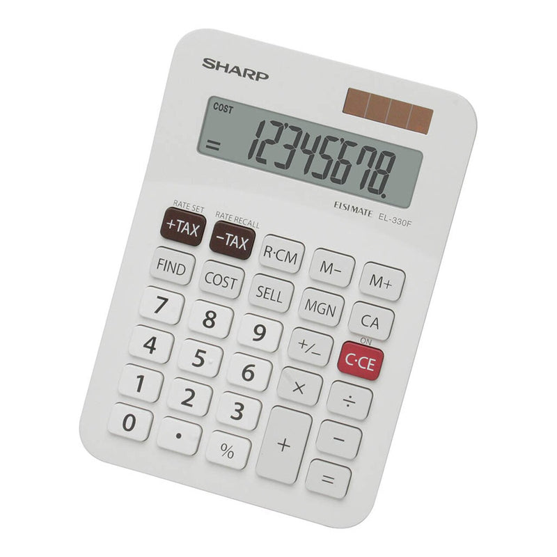 sharp el-330fb twin power desktop tax calculator