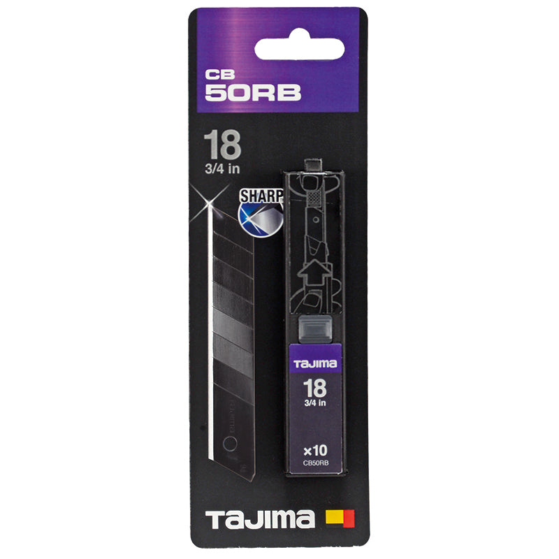 Tajima Blades CB50RB Razar Black 10 Pack