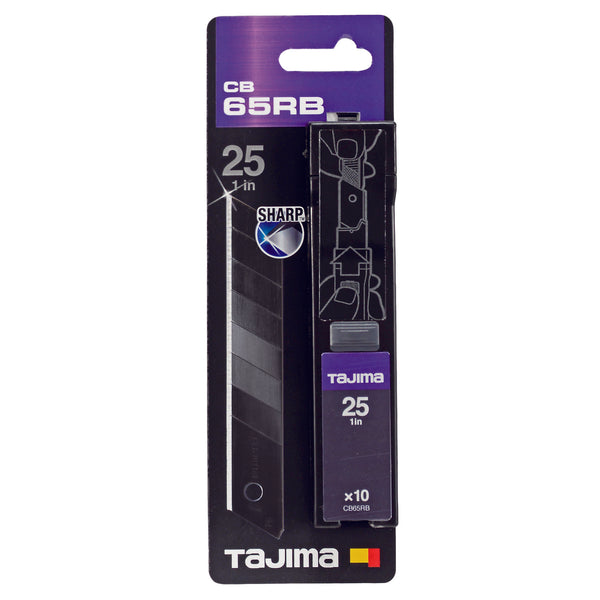 Tajima Blades CB65RB Razar Black 10 Pack