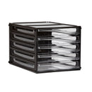 esselte desktop filing drawers a4 5d black