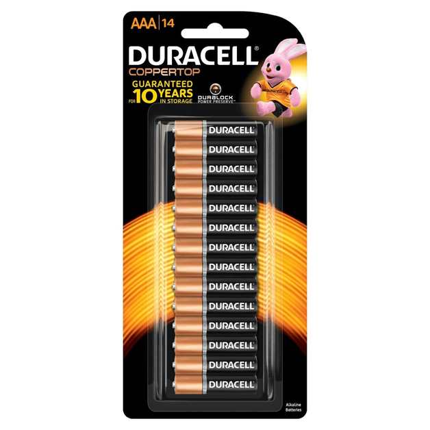 duracell coppertop alkaline aaa battery pack