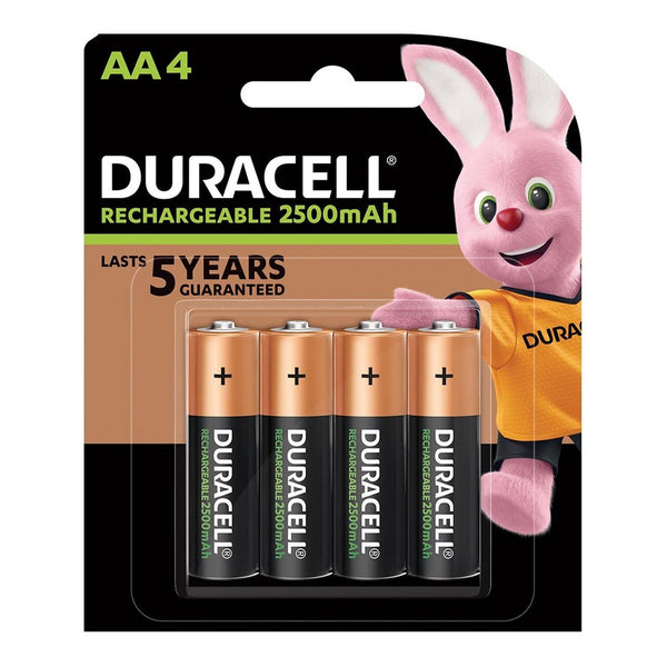 duracell rechargeable aa battery PACK OF  4