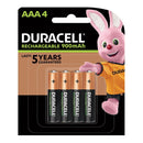 duracell rechargeable aaa battery PACK OF  4