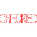 xstamper cx-bn 1038 checked red