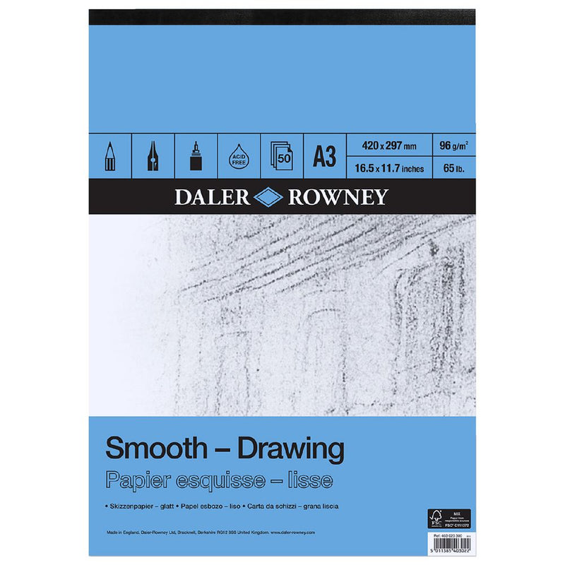 Daler Rowney Smooth Drawing Pad