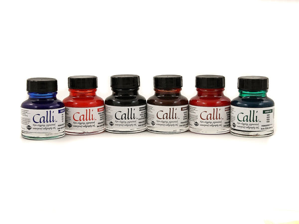 Daler Rowney Calligraphy Ink 6 Colour Set