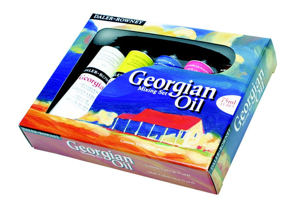 Daler Rowney Georgian Oil Mixing Paint Set 5x75ml
