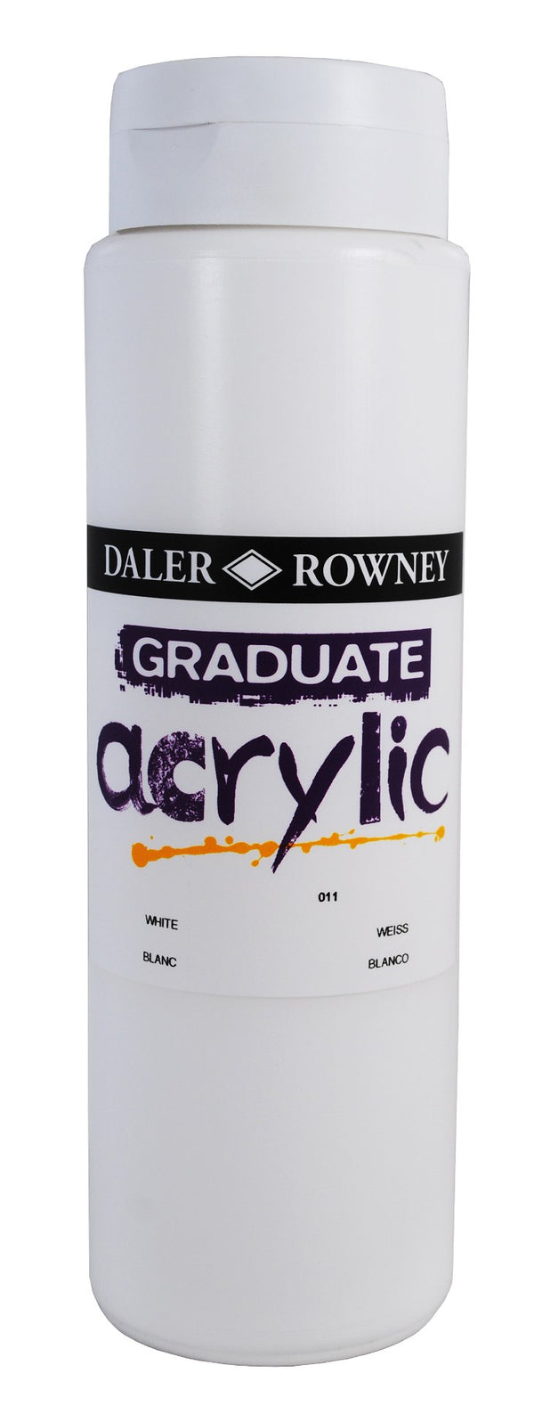 Daler Rowney Graduate Acrylic Paint 1 Litre White