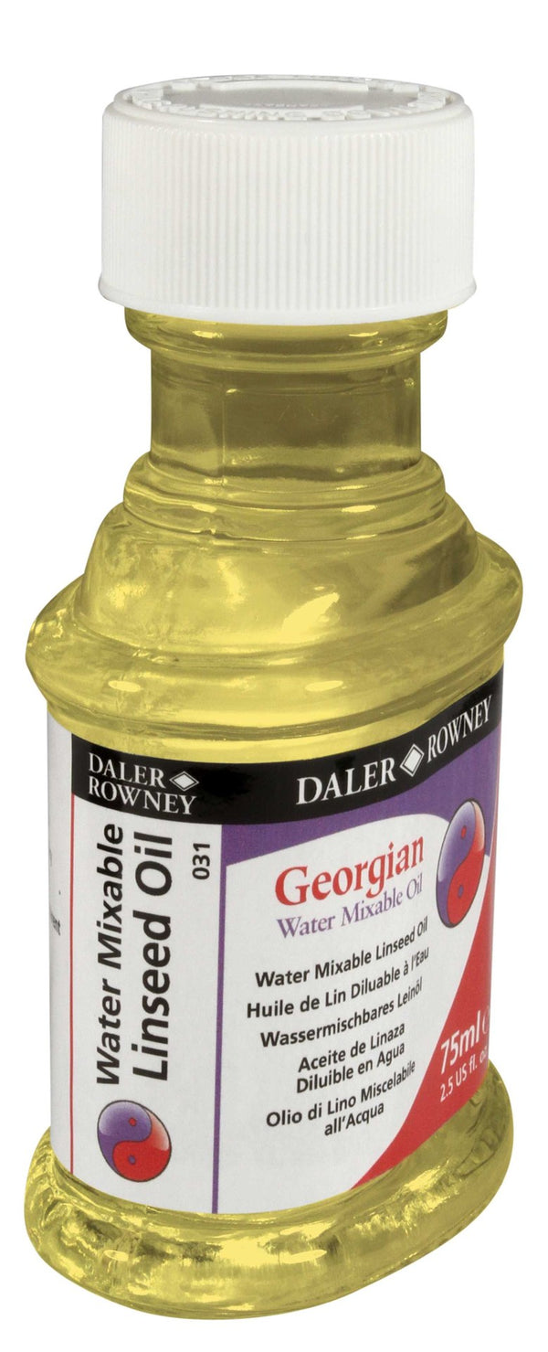 Daler Rowney Georgian Water Mixable Oils Linseed Oil 75ml