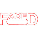 xstamper cx-bn 1350 faxed/date red