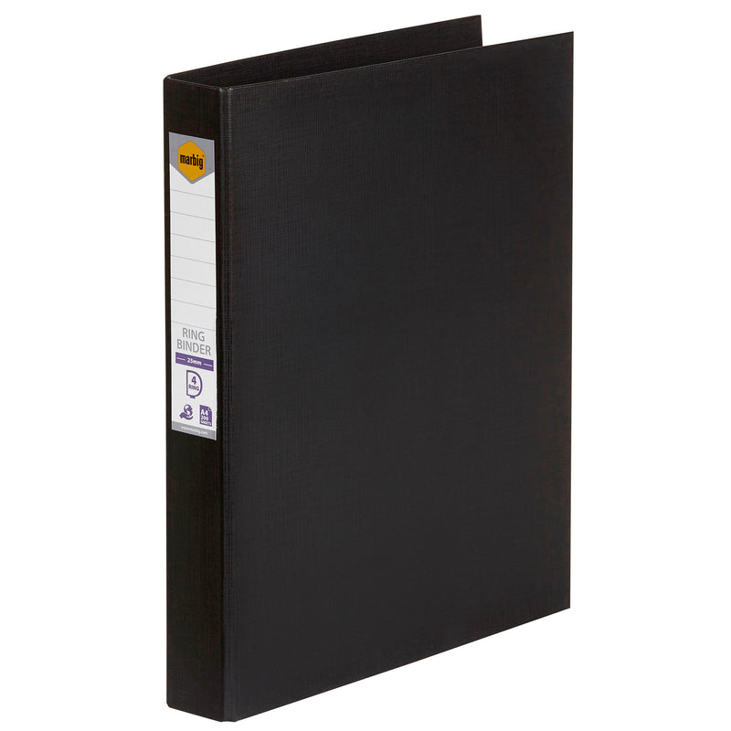 marbig ring binder a4 25mm 4d - pack of 20