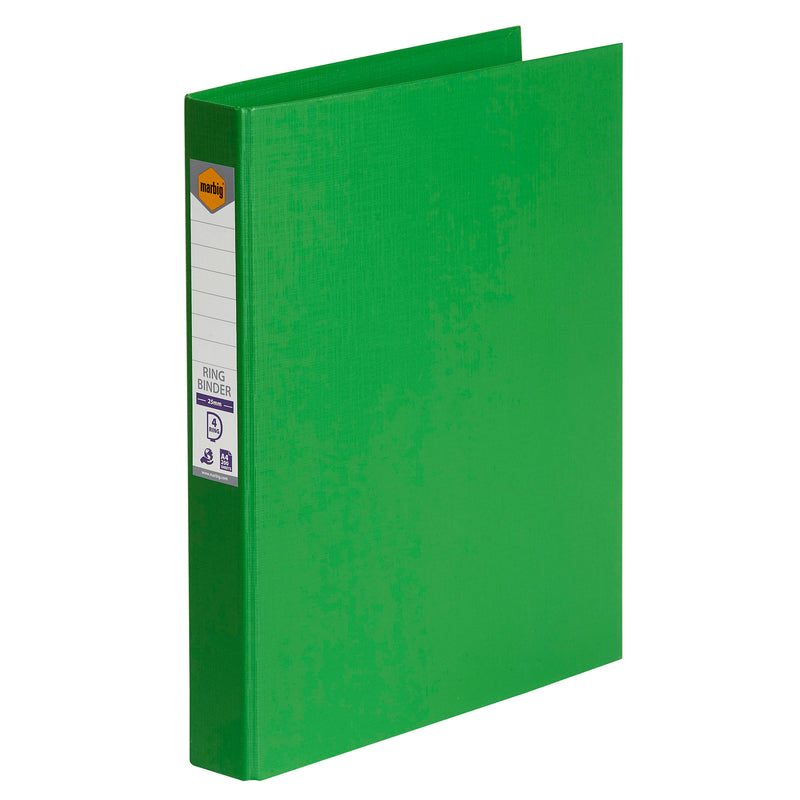 marbig ring binder a4 25mm 4d - pack of 20