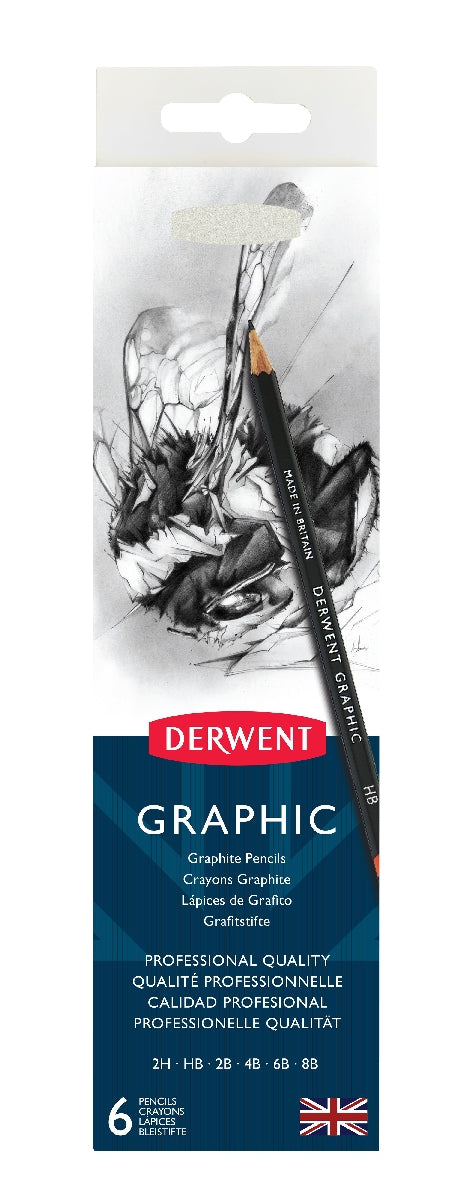 Derwent Graphic Pencil Tin Of 6