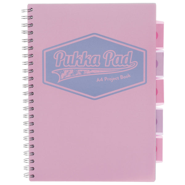 pukka project book PASTEL a4#colour_PINK