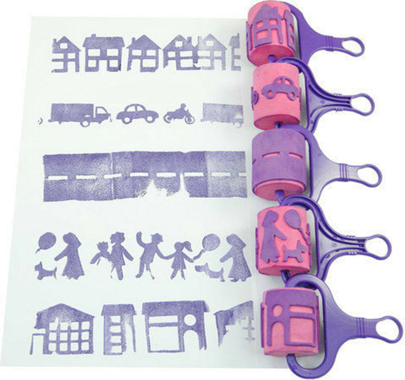 Anthony Peters Picture Rollers Town Set of 5