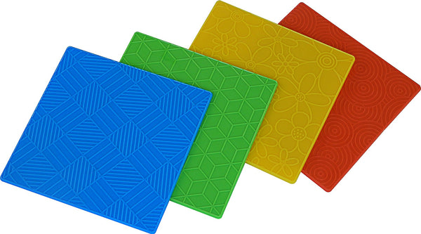 pattern rubbing and embossing plates set of 5