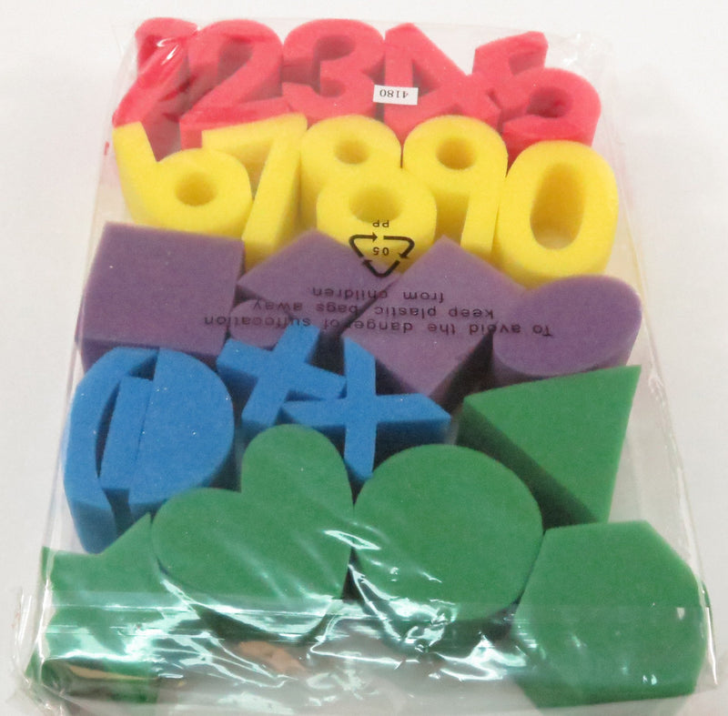 Number Sponges Pack Of 25