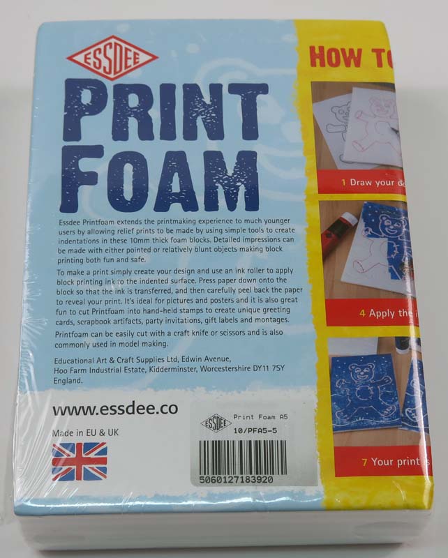 Essdee Printmaking Print Foam (5 Pack)