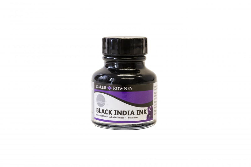 Daler Rowney Simply 29.5ml Black India Ink