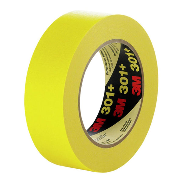 scotch masking tape 301+ performance 48mmx55m yellow