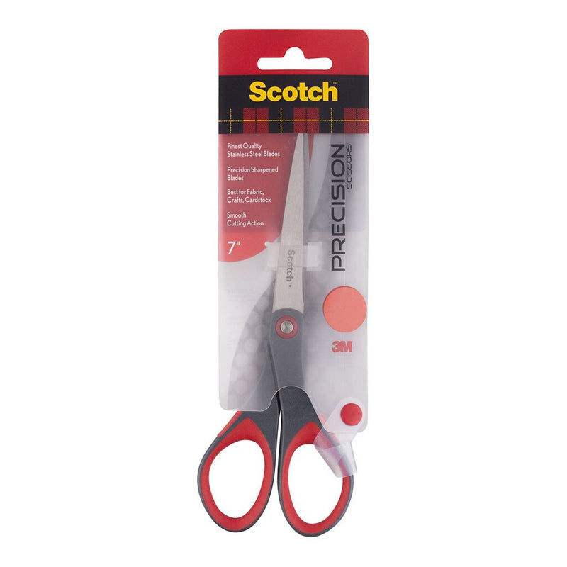 scotch precision scissors 1447 grey/red