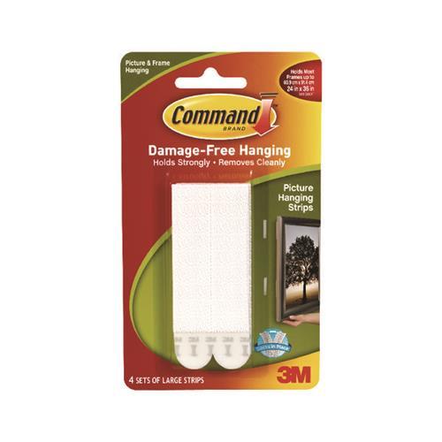 command strips 17206 picture frame hanging large pack of 4#colour_WHITE