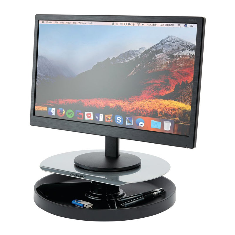 kensington® smartfit spin2 monitor stand black