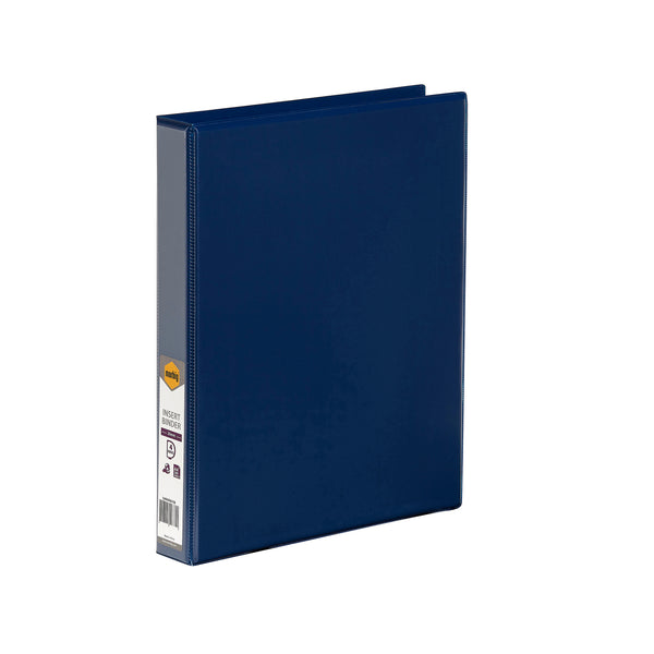 marbig® clearview insert binder a4 25mm 4d#Colour_BLUE