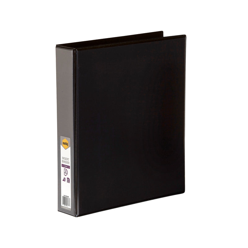 marbig® clearview insert binder a4 38mm 3d