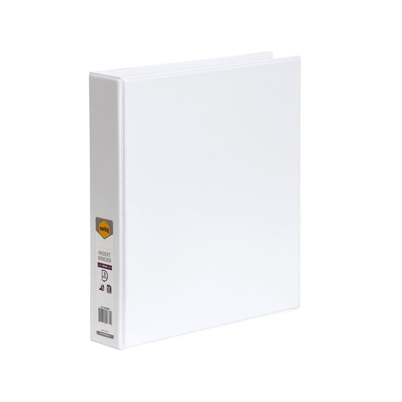 marbig® clearview insert binder a4 38mm 3d