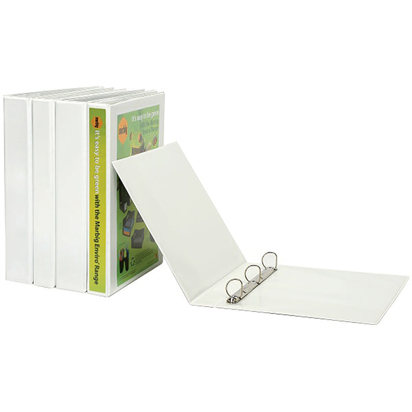 marbig® ringbinder a4 38mm 4d white