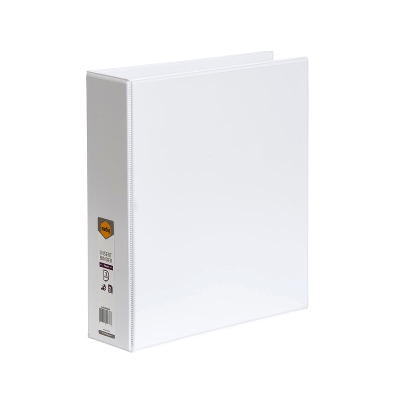 marbig® clearview insert binder a4 50mm 3d
