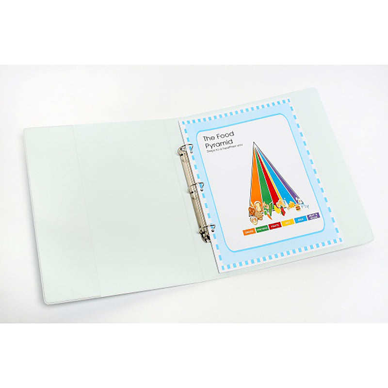 marbig® clearview insert binder a3 portrait 25mm 3d white