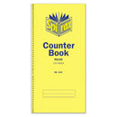 spirax 543 counter book feint ruled 297x135mm 120 page - pack of 10