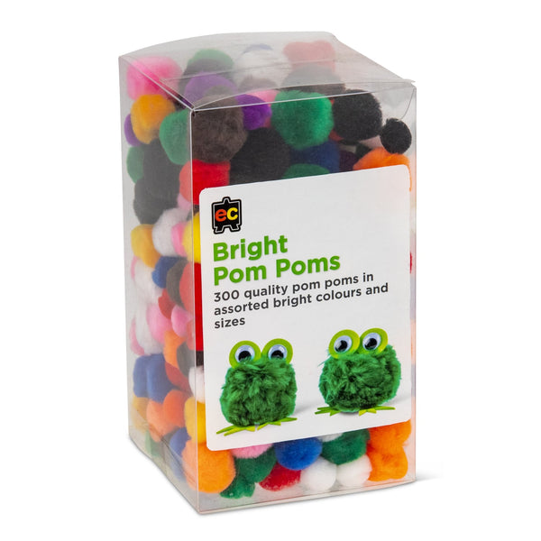 EC Pom Poms Pack of 300#Colour_BRIGHT