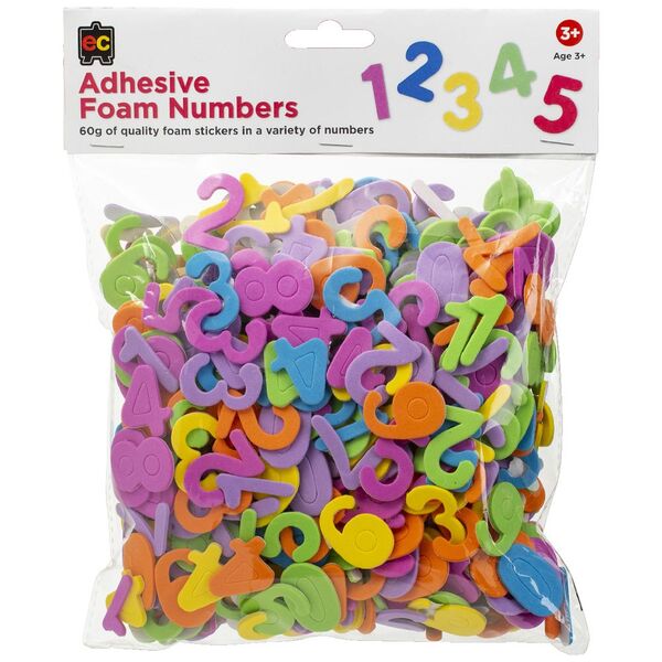 EC Adhesive Foam Numbers Pack 60G